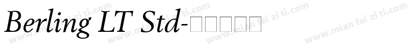 Berling LT Std字体转换